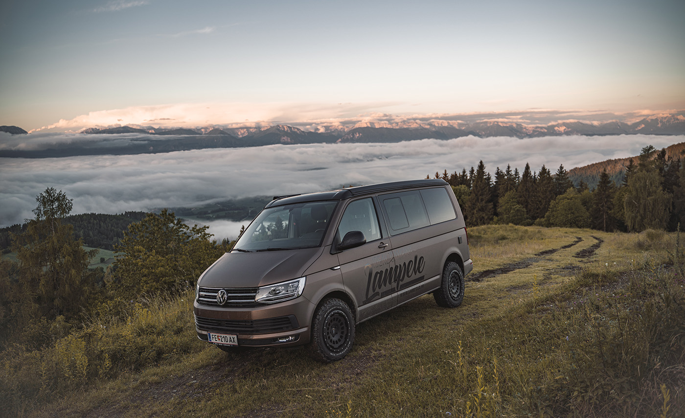 Einstellbare Höherlegungsfedernkits und Höherlegungs-Komplettfahrwerke nur für California (alle) oder Busse mit über 200kg Permanent Beladung/Ausbau